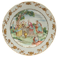 Chinese porcelain plate, Qianlong period (1736-1795) £40 million