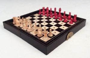 19th century ivory chess set