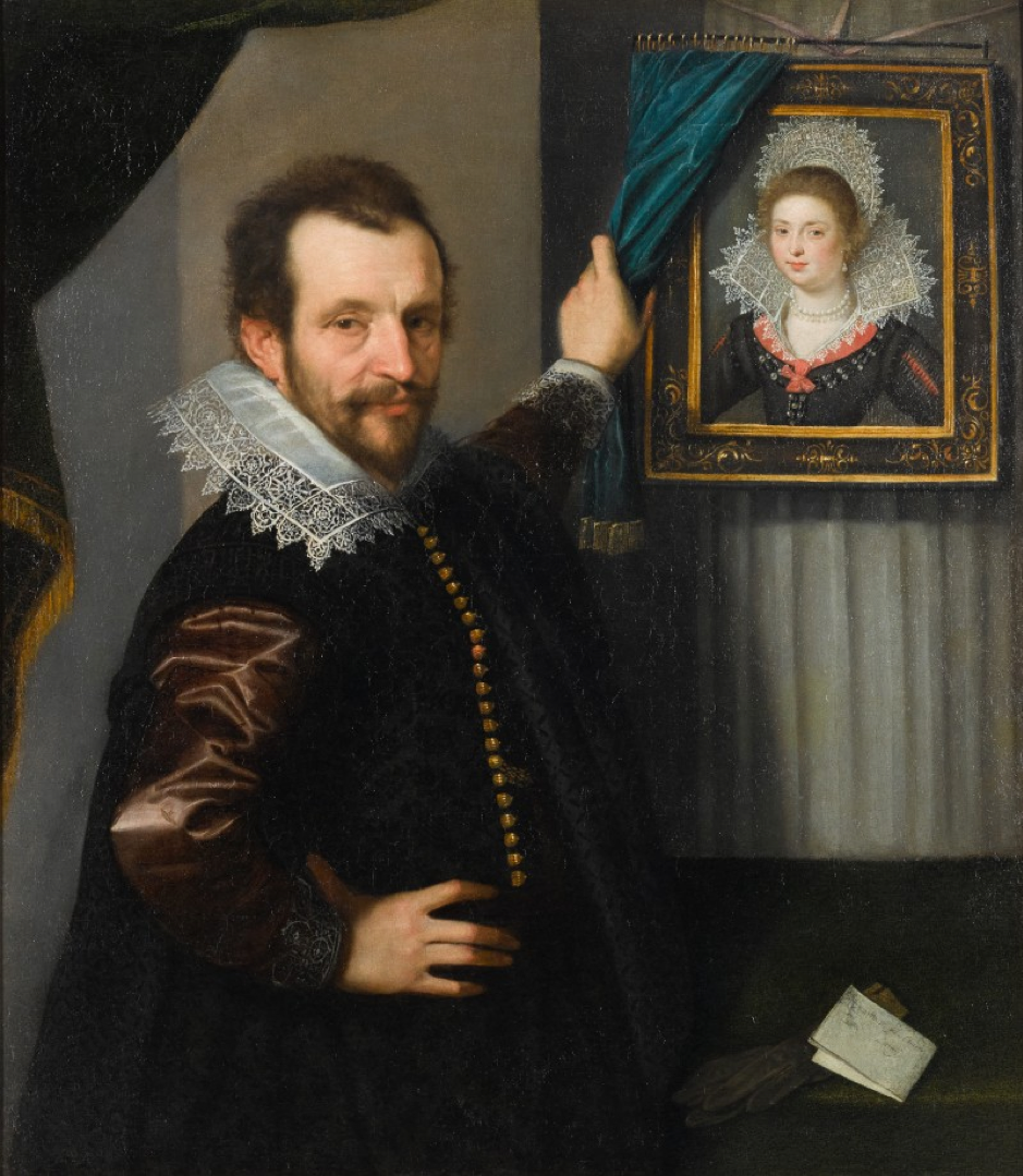 Italo-Flemish School, 17th Century 'Portrait of a Gentleman'