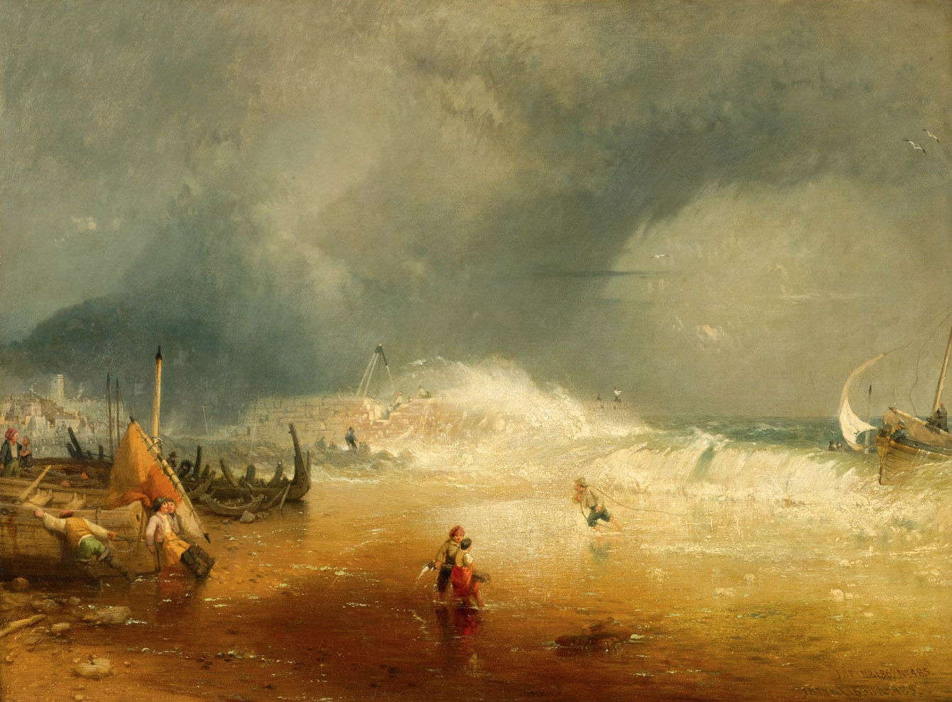 James Baker Pyne, 1800-1870 'Lyme Regis'