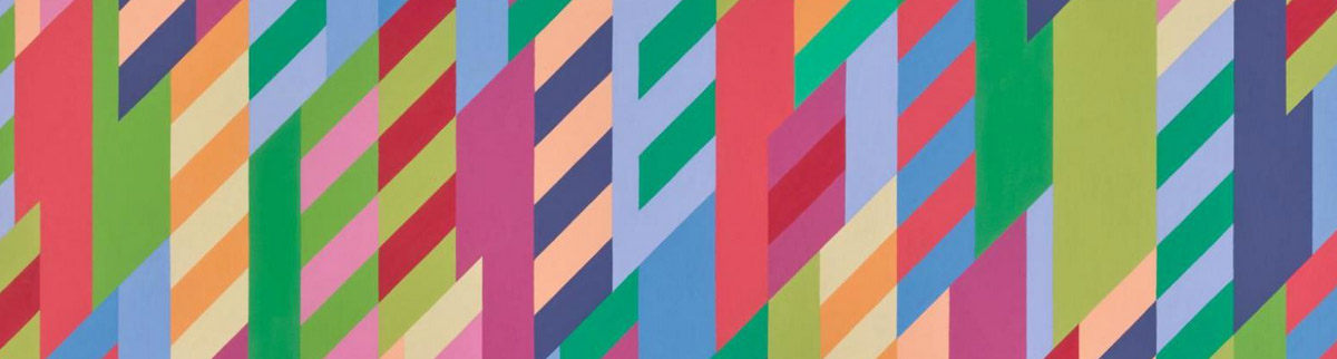 Bridget Riley Bassacs 94 banner