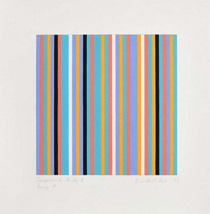 Bridget Riley Serpentine Study 1999