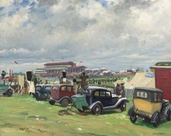 Laura Knight A dull day Epsom