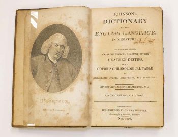 Samuel Johnson Dictionary