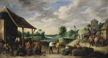 David Teniers. The Wine Harvest.